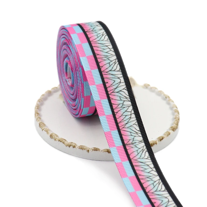 Лента Корсажная с японским мультяшным принтом лента для бантов волос сделай сам