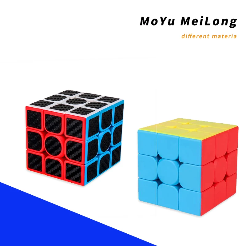 Cubing Class Moyu Meilong 3x3 Волшебные кубики 3C 3 наклейки слоя головоломка скоростной кубик