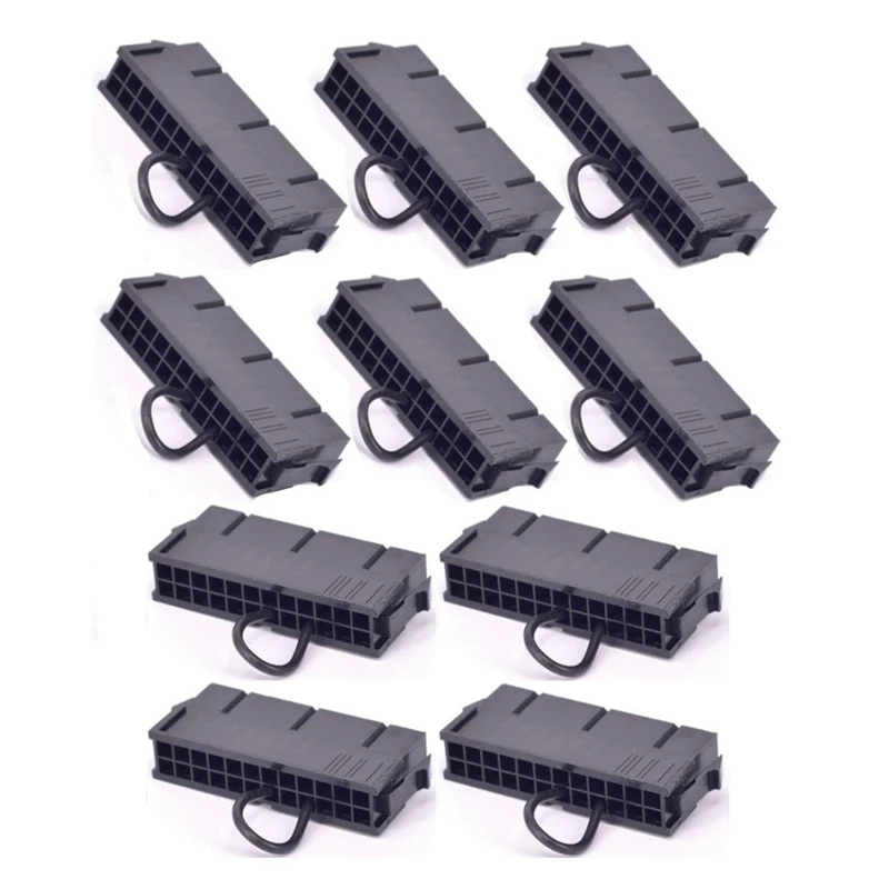 10 PCS ATX PSU 24Pin Power Supply Jumper Starter Jack Adapter Connector for Server BTC Miner Machine | PC Hardware Cables &amp Adapters