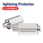 Спутниковый ТВ приемник lightning Protector 5-2400MHz Lighting Arrester коаксиальный спутниковый ТВ lightning protection receiver Devices