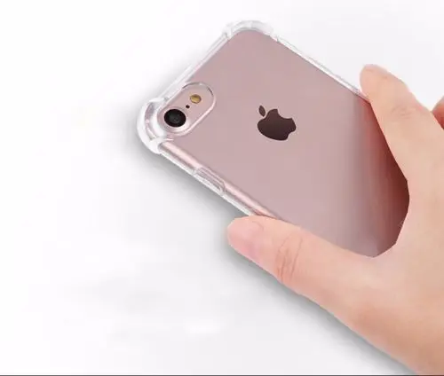 Ударопрочный ТПУ Гибридный резиновый Прозрачный чехол для мобильного телефона