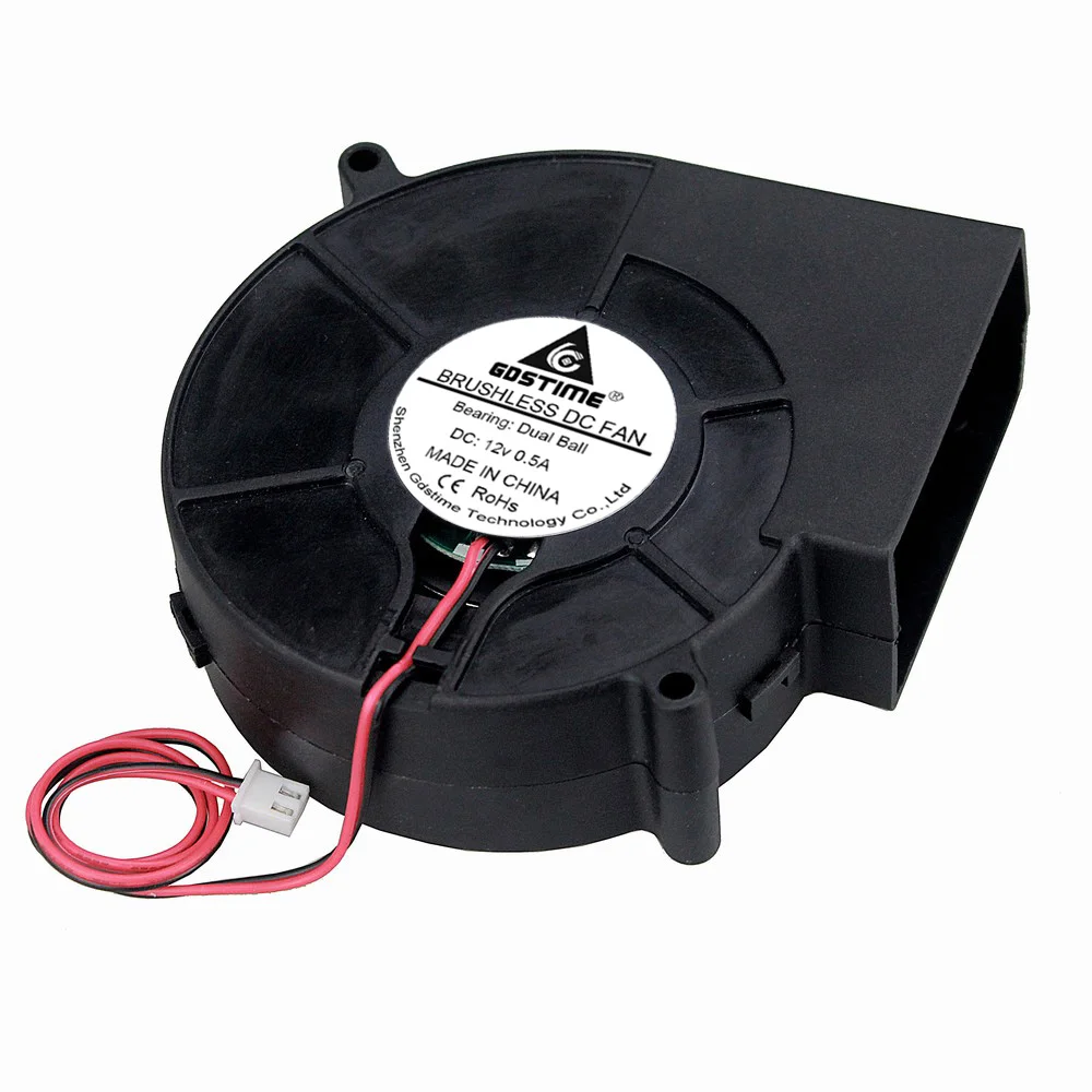 2 шт. вентилятор постоянного тока с шарикоподшипником 12 В 97x33 мм|big cooler|fan brushlessdc fan
