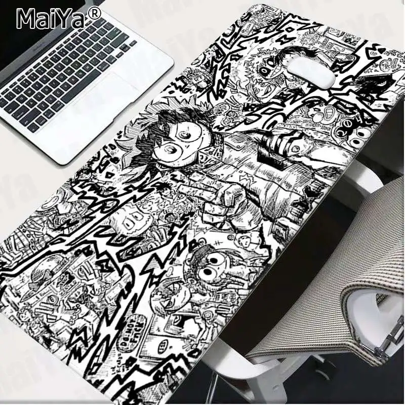 Lock Edge 30x80cm Maiya, высокое качество, коврик для клавиатуры My Hero Academy, резиновый коврик для игровой мыши, Настольный коврик,, большой коврик для мыши, коврик для клавиатуры - Цвет: Lock Edge 30x80cm