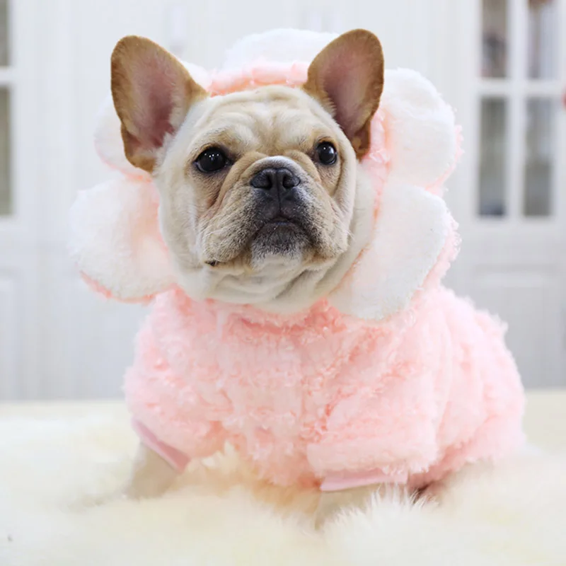 Зимняя Одежда для питомцев куртка собак с подсолнухами теплая одежда щенков