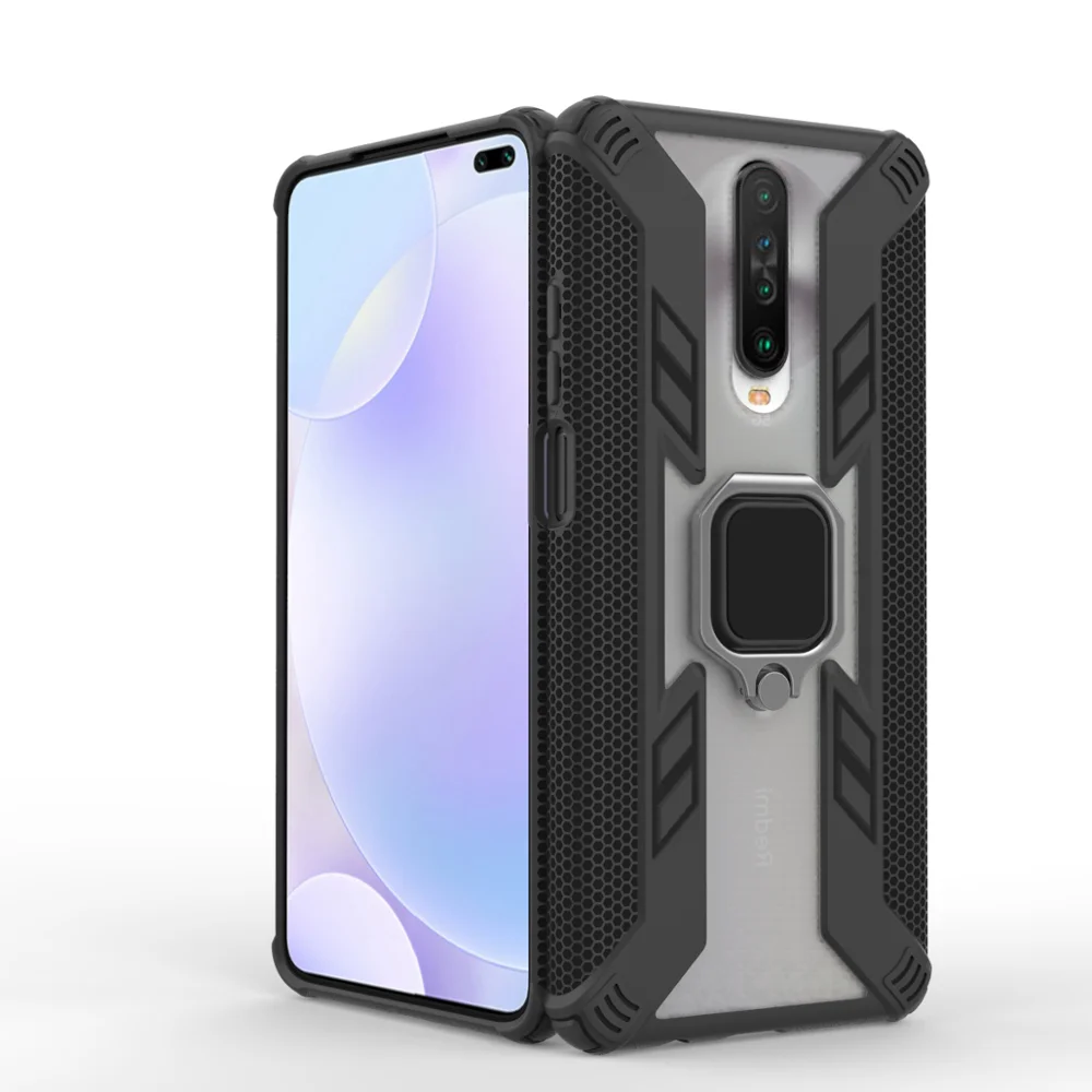 

Free shipping For Xiaomi 8 lIte Ring Anti-fall Case For Redmi 7 NOTE 7 8 10 Pro Phone Case K20 K30 Protection Case CC9E Case CC9
