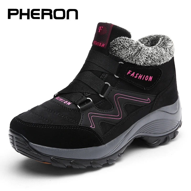 2021 новые модные замшевые кожаные женские сапоги для снежной погоды зимние теплые