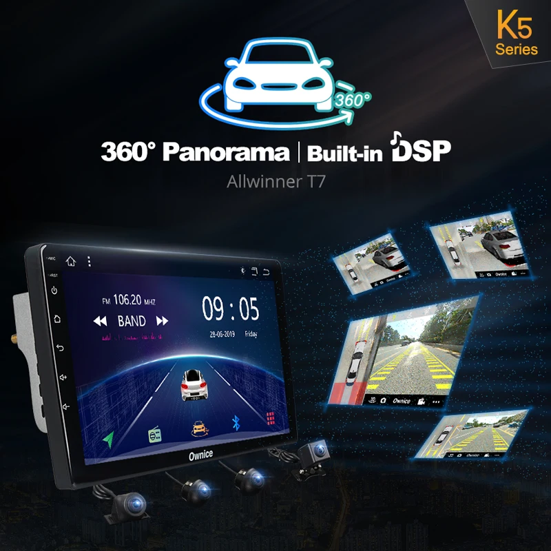 Автомобильный DVD плеер Ownice K3 K5 K6 Android 10 0 8 ядер для Hyundai Santa Fe 2 2006 2012 GPS Raido Navi аудио 32
