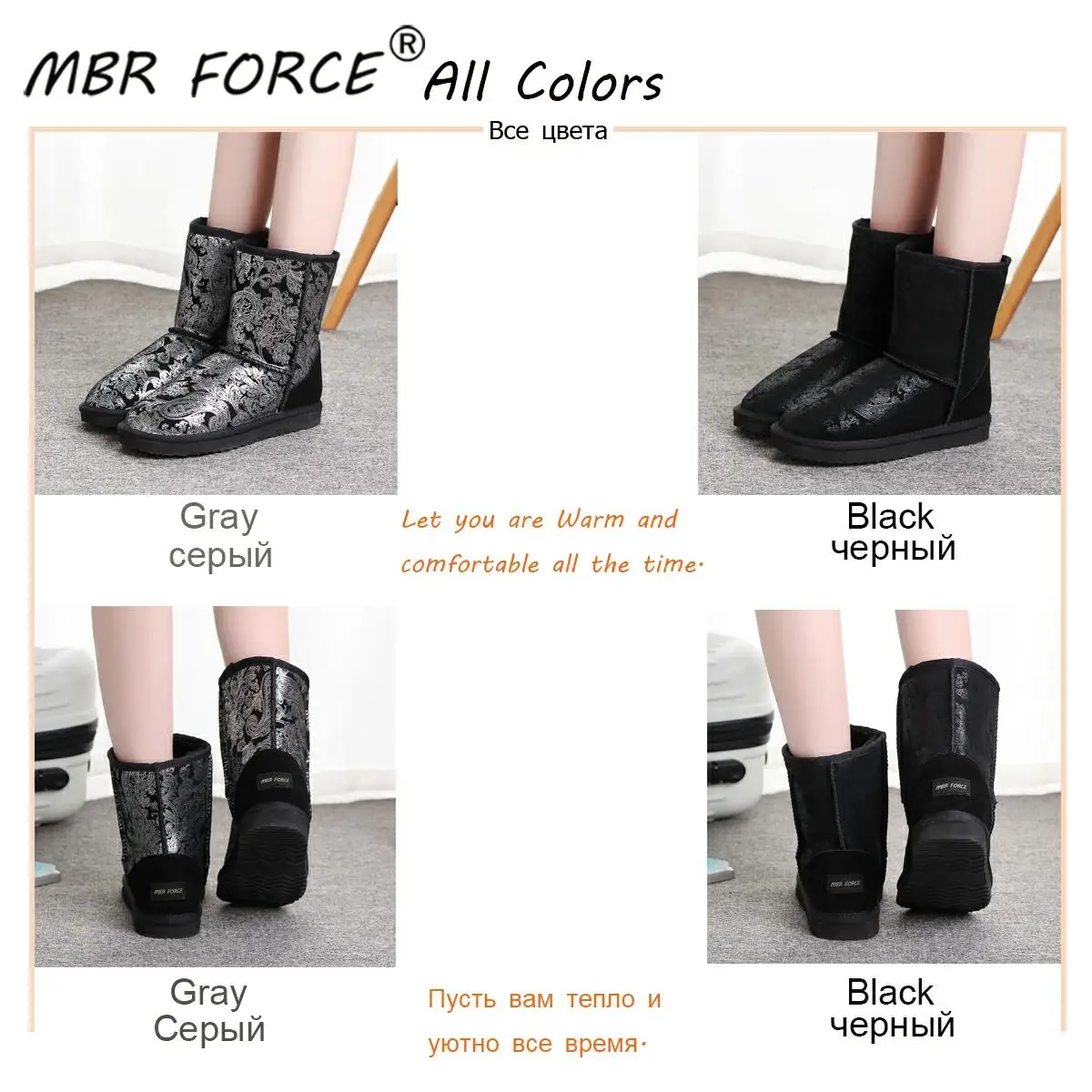 MBR FORCE 2020 стиль Горячая Распродажа 100% натуральная кожа Модные женские зимние