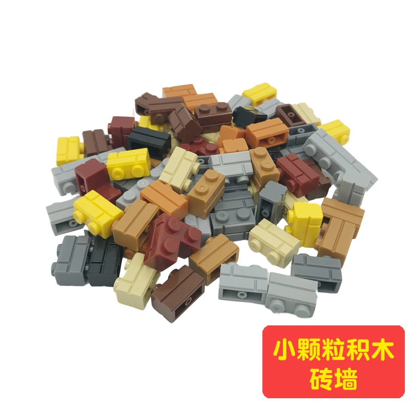 Городские растения DIY Кирпич 1*2 1x3 настенный кирпич MOC строительные блоки детали