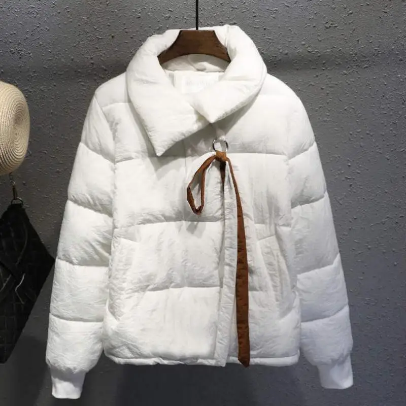 Модная женская повседневная короткая хлопковая куртка большого размера 2019 Новая