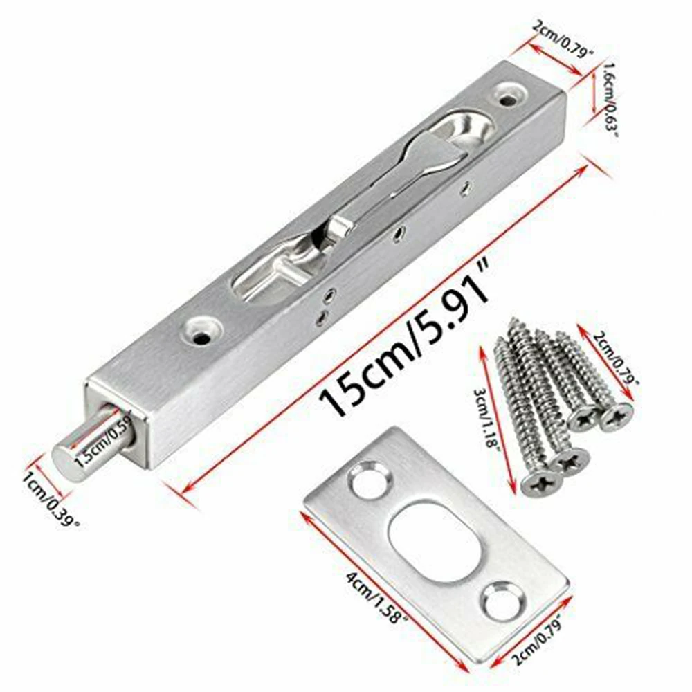 Чертежная защелка скрытый Невидимый дверной болт двойная открывающаяся