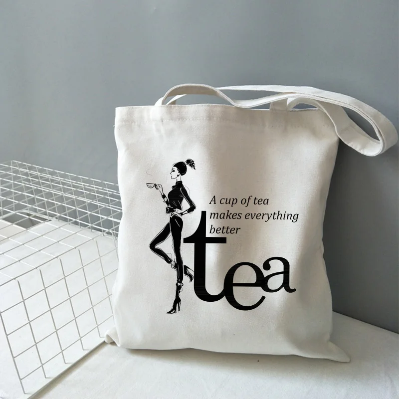 Модная стильная Сексуальная Холщовая Сумка через плечо с принтом для девушек