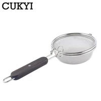cukyi manual coffee roaster machine stainless steel made hand use coffee bean baker wooden handle
