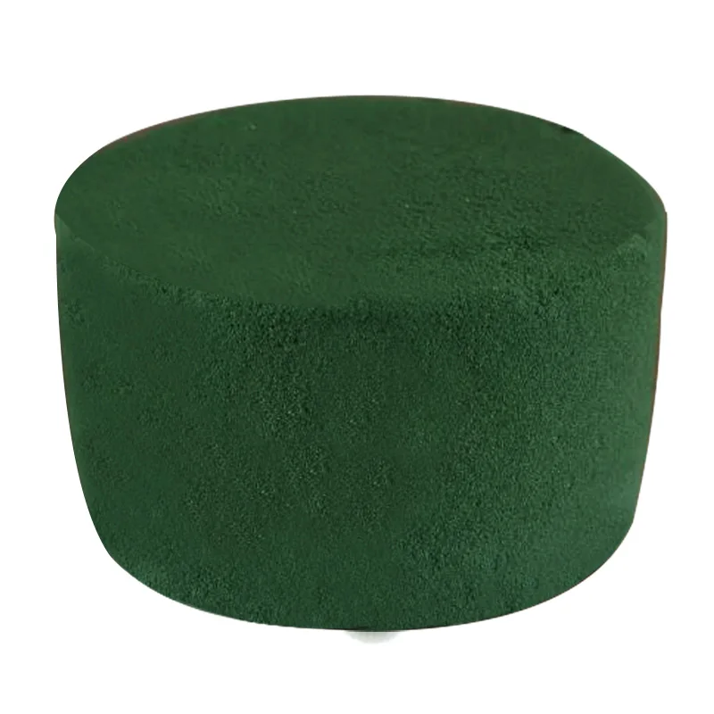 

8 Pack DIY Flower Arrangement Kit Green Round Wet Floral Foam, Wedding Aisle Flowers, Party Decoration