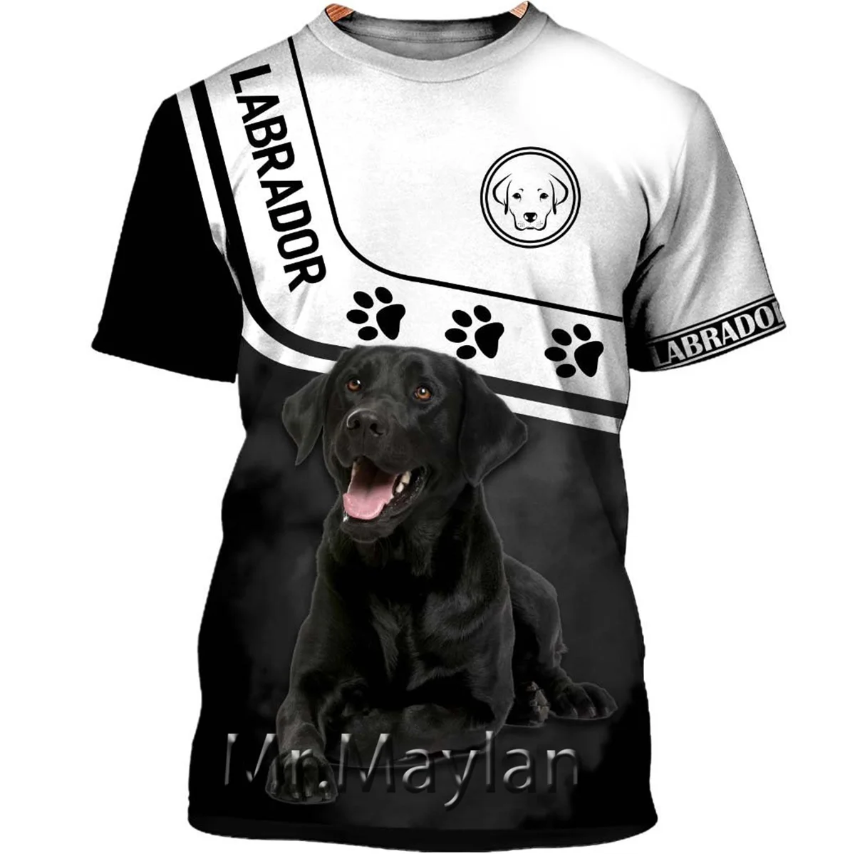 

Футболка спортивная с коротким рукавом и 3D-принтом, унисекс