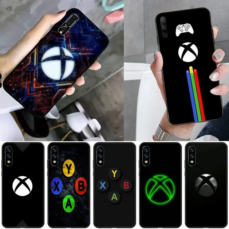 Чехлы с играми для XBOX чехлы телефонов Huawei G7 G8 P7 P8 P9 P10 P20 P30 Lite Mini Pro P Smart Plus черные