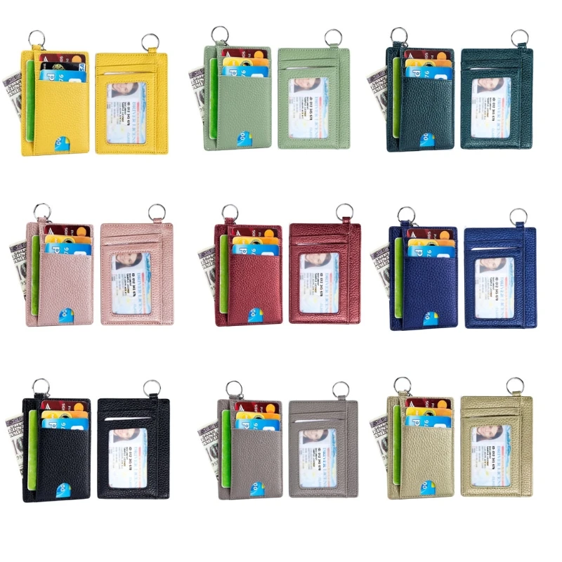 Тонкий кошелек с блокировкой радиочастотной идентификации портмоне кредитной
