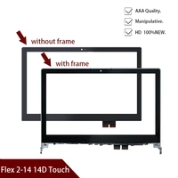 14 inch with frame bezel replace for lenovo flex 2 14 flex 2 14 14d tablet touch screen panel digitizer glass sensor replacement