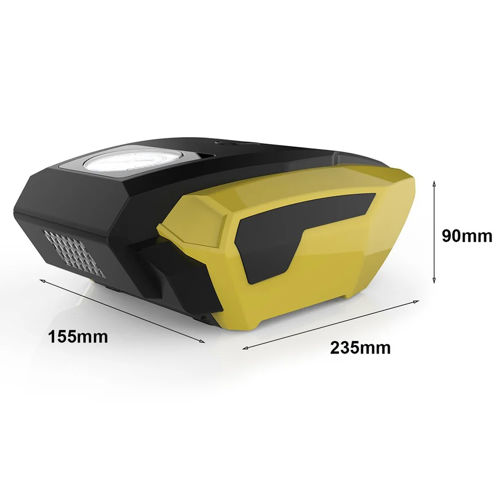 

Car Air Pump Dual-use Home 12V Electric Pump Portable Emergency Tire Car Pump With Indicator