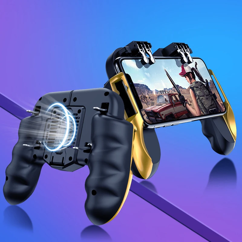 Новый H9 Six Finger PUBG контроллер мобильного телефона кулер для 4 7 6 5 дюймов смартфон