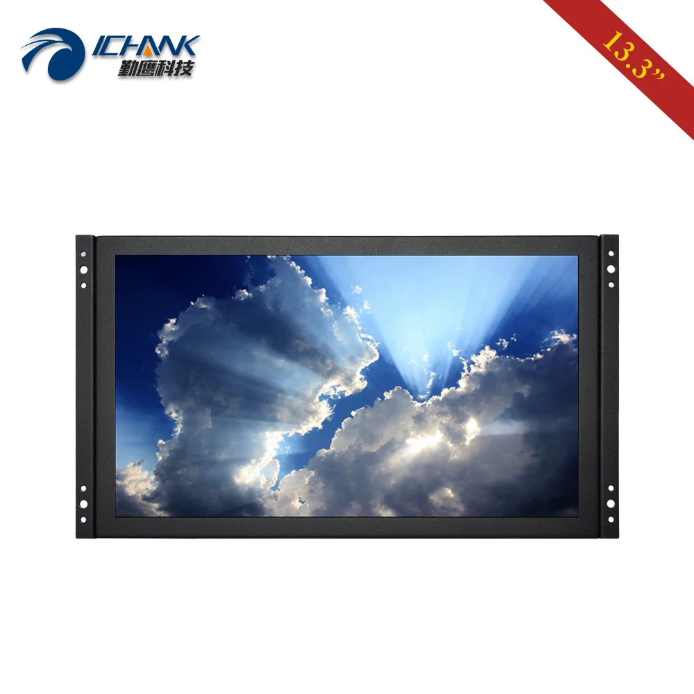 ZK133TN-56/13," дюймов 1920x1080p ips VGA HDMI USB Встроенный Открытый каркас встроенный динамик пульт дистанционного управления ПК монитор экран дисплея