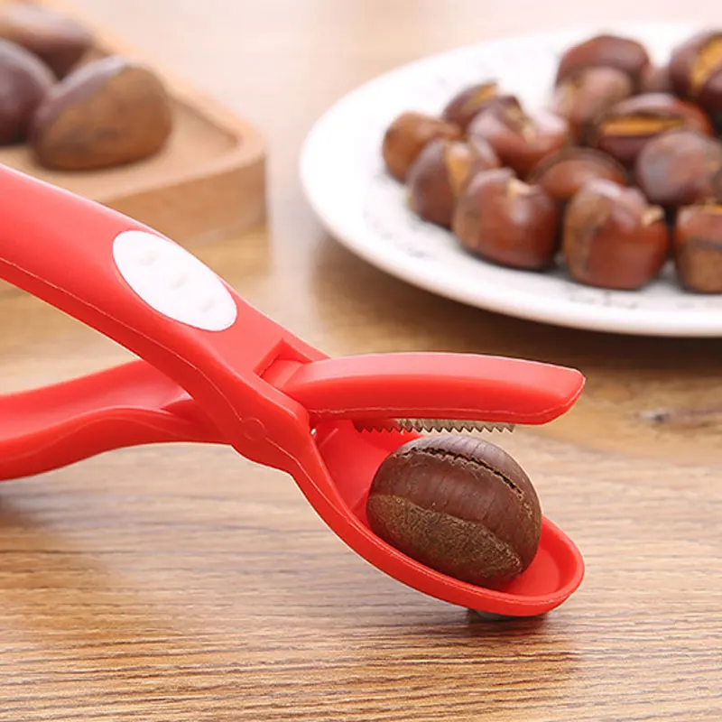 chestnut clip walnut pliers nut cracker sheller nut opener kitchen tools cutter gadgets dried fruit opener cutter gadgets free global shipping