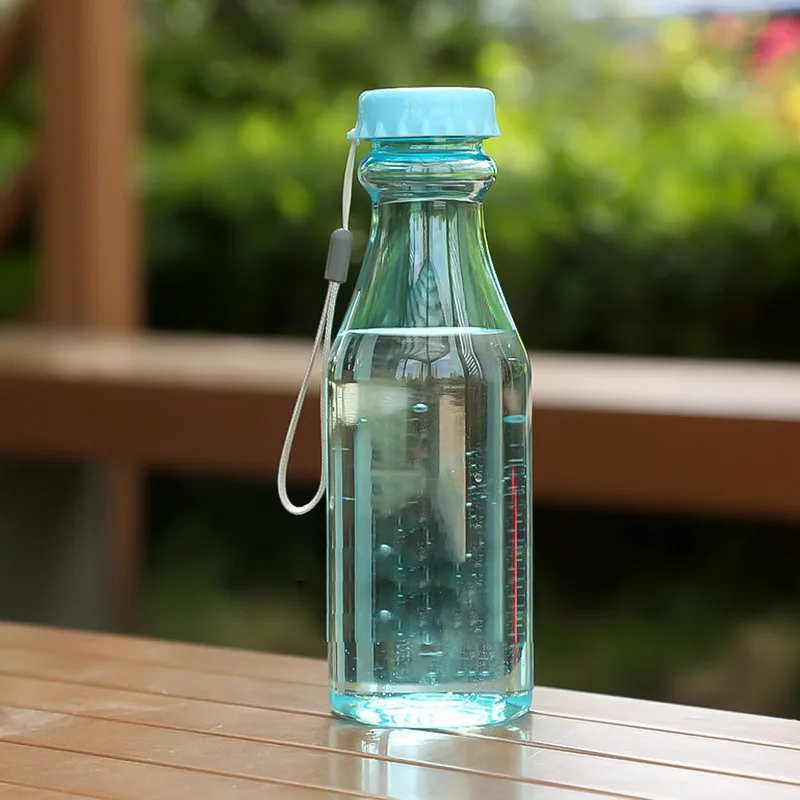 1 шт 550 мл спортивные пластиковые бутылки Герметичные для красочных бутылок воды