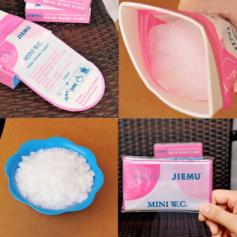 4 шт. чрезвычайная ситуация вне дома мочиться сумки 700 мл легко взять в