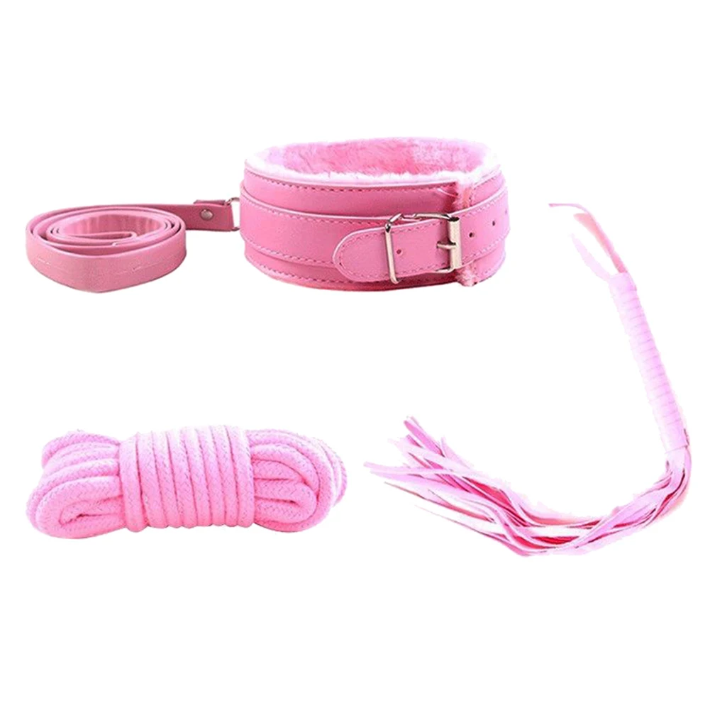 Набор из 7 предметов набор наручников для связывания кнут повязка на глаза