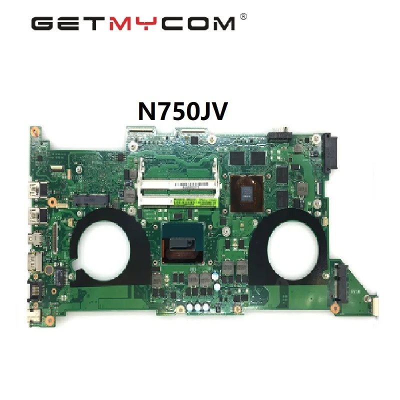 Getmycom оригинальная материнская плата для ноутбука ASUS N750J N750JV N750JK Стандартный