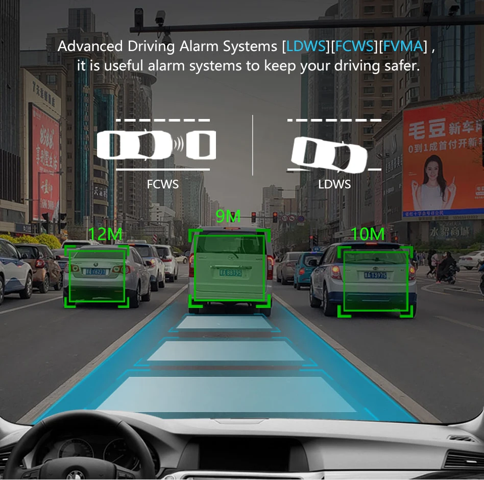 4G 4-канальный Android 2GB ram Автомобильный видеорегистратор ADAS 10 ''зеркало заднего вида камера gps 1080P видео рекордер видеорегистратор со специальным кронштейном V9