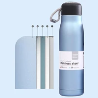 400550ml portable outdoor sports travel teapot water bottle portable 304 stainless steel vacuum insulation layer insulation cup