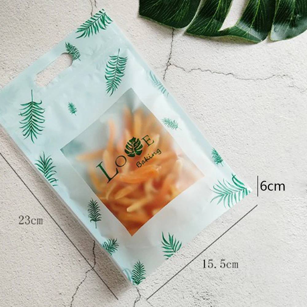 1/50 шт. хрустящих снежинок сухие пакетики для овсяного печенья матовая