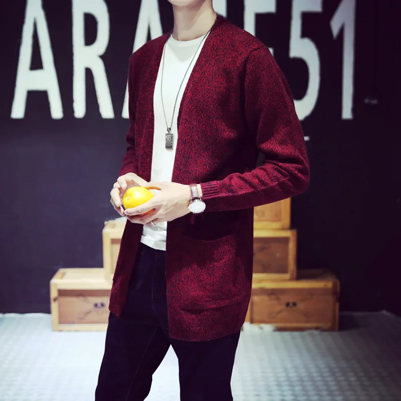 2019 модный брендовый свитер пальто мужской кашемировый шерстяной кардиган