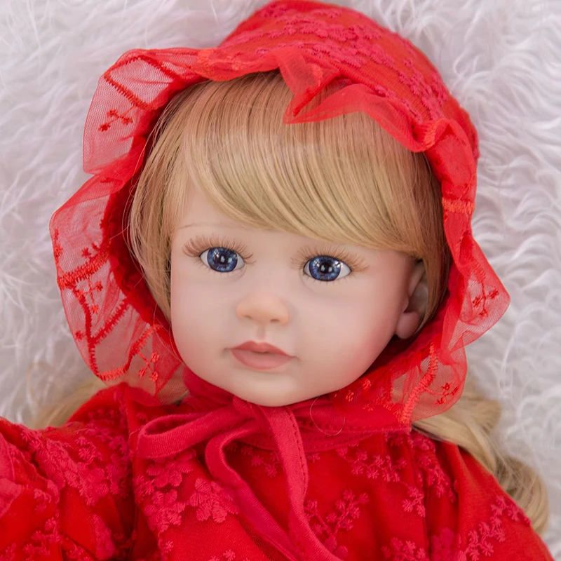 

24 Inch Baby Reborn Doll 60CM Baby Dolls Soft Vinyl Princess Doll Lifelike Boneca Reborn Kids Playmate Birthday Christmas Gifts