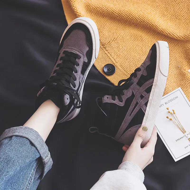 Женская обувь для скейтбординга бархатные кроссовки спортивная парусиновая с