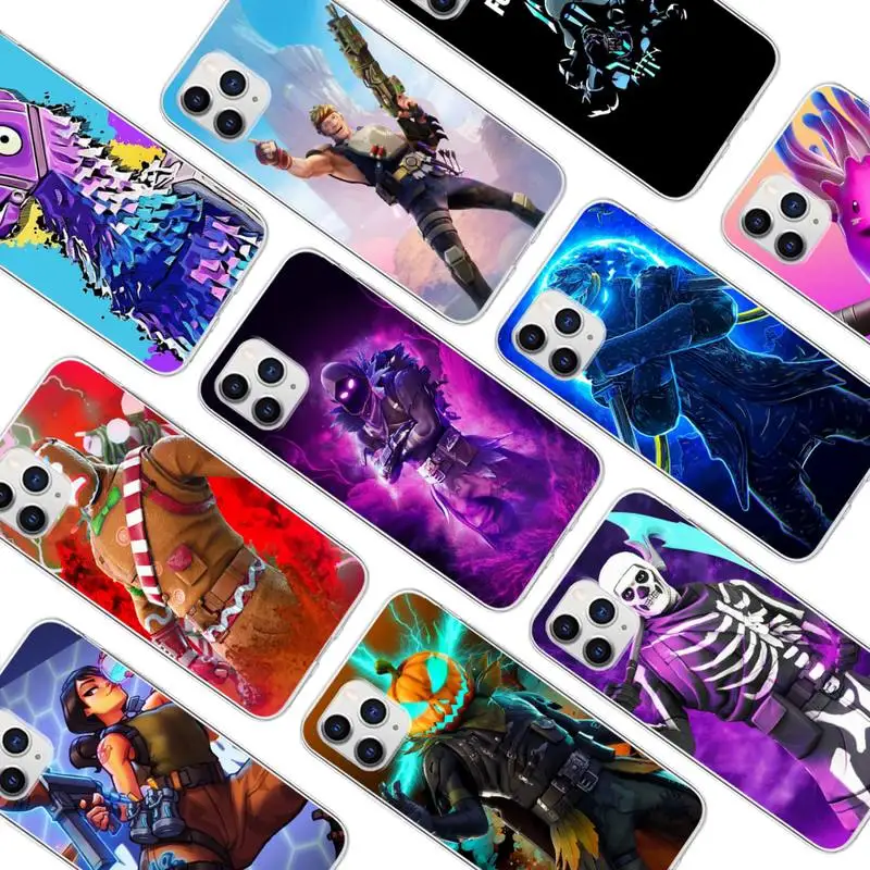 

Game Fortnites Phone Case For Samsung A12 5G A71 4G A70 A52 A51 A40 A31 A21S A20 A50 A30 S Transparent Coque
