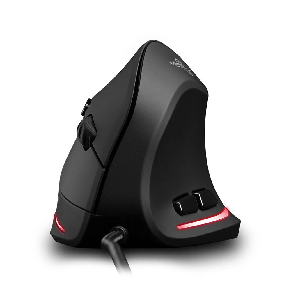 

T-20 Mouse Wired Vertical Mouse Ergonomic Rechargeable 3200DPI Optional Portable Gaming Mouse for Mac Laptop PC Computer