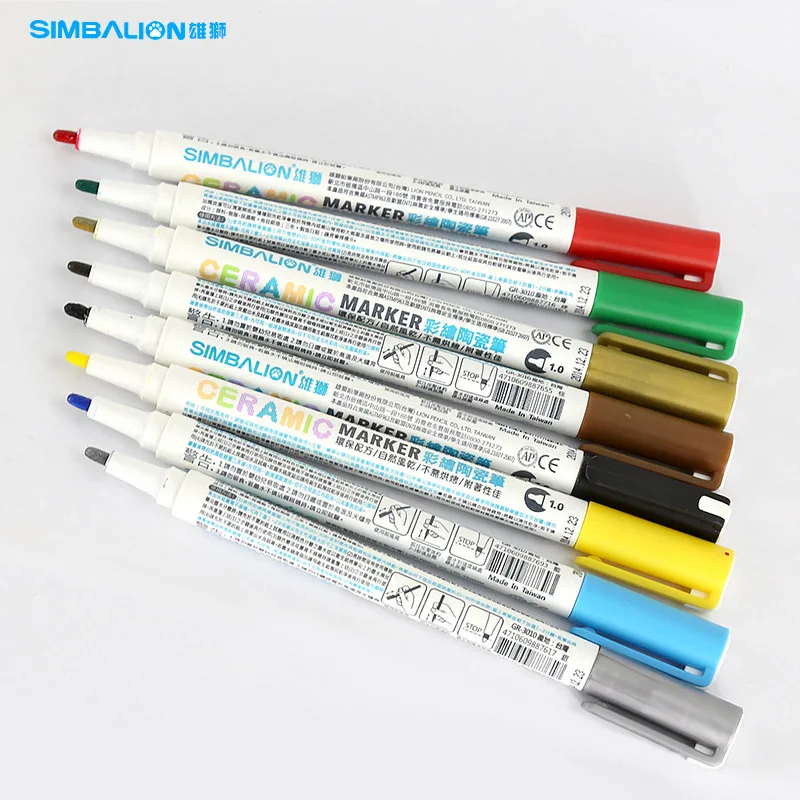 Керамическая ручка для рисования 8 цветов маркеры не токсичные творчества|design