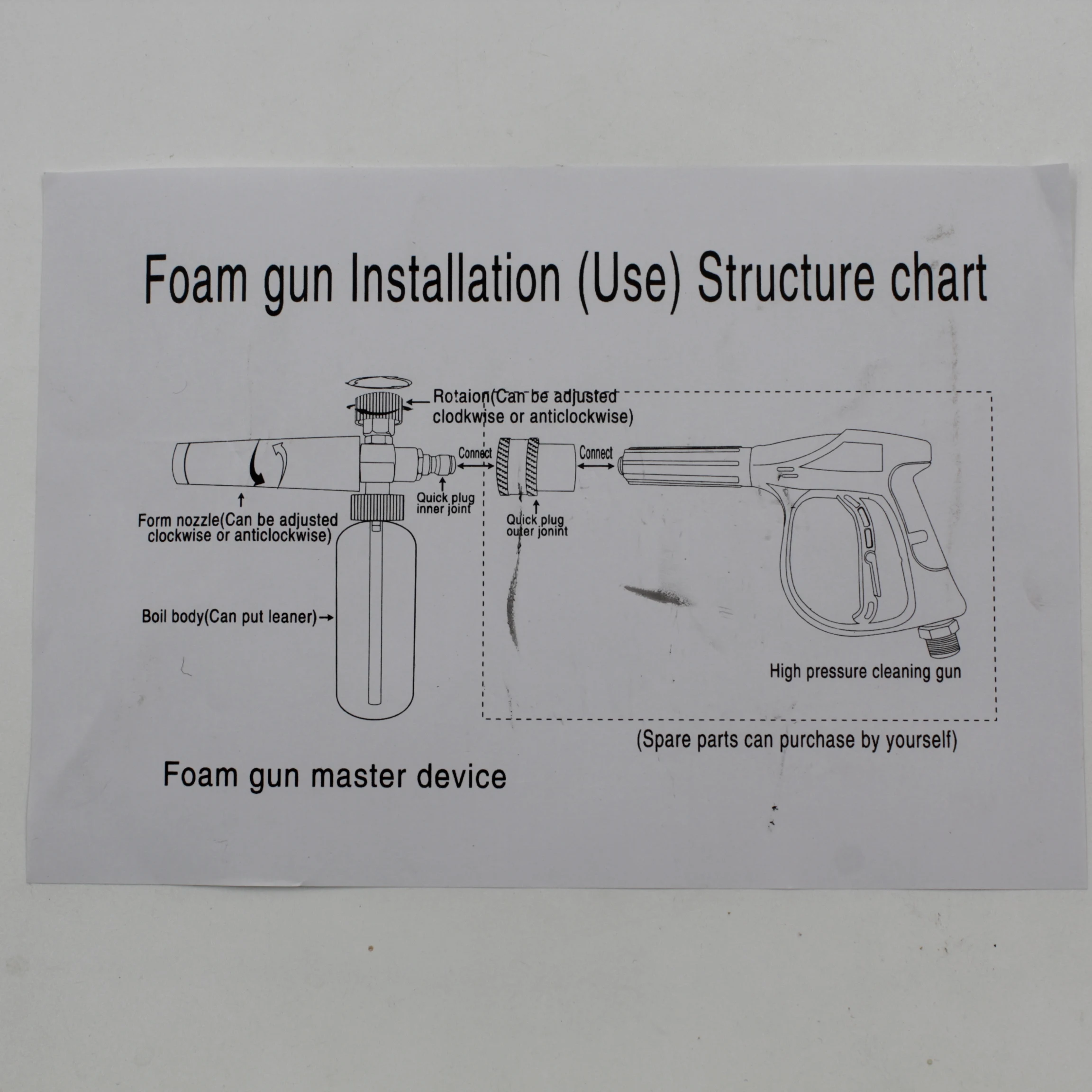 Пеногенератор для Karcher пенораспылитель шлангов моек высокого давления серии K K2 K3