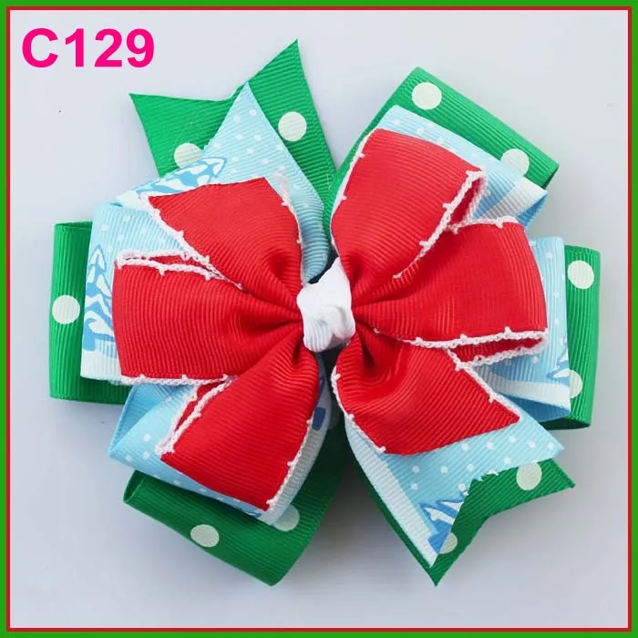 Бесплатная доставка B group 12 шт. рождественские банты для волос конфеты бант-трость