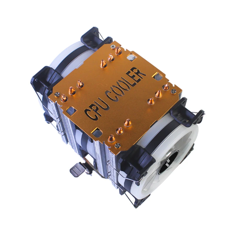 Кулер для процессора кулер ЦП с 6 тепловыми трубками 4 контакта ШИМ два башенного