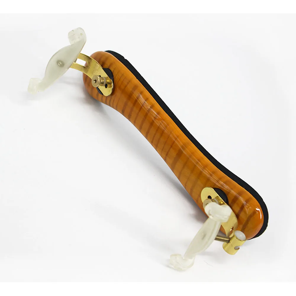 

TONGLING Stripes Violin Shoulder Rest Maple Wood Adjustable 4/4 3/4 1/2 Professional Violin Accessories Shoulder Pad