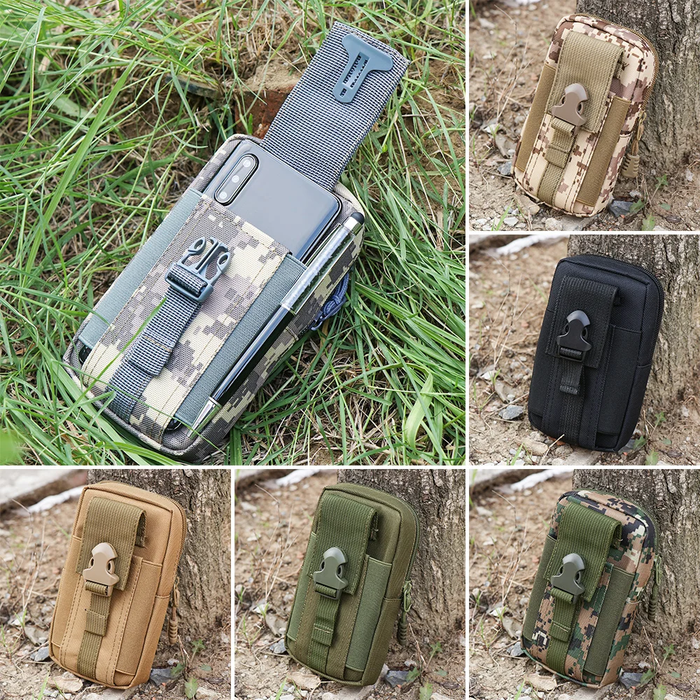 Тактический поясной кошелек Molle для мужчин маленькая военная сумка с кармашком