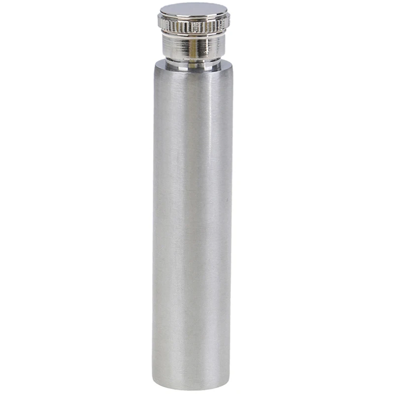 

1OZ Hip Flasks Polished Round Bottom Tubular Wine Pot Wine Bottle Wine Whisky Bottle Portable