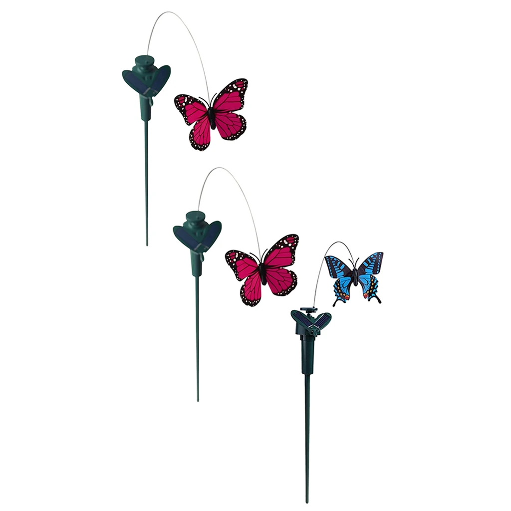 3 шт./компл. Солнечная бабочка с крыльями птица двор садовые столбы солнечное или