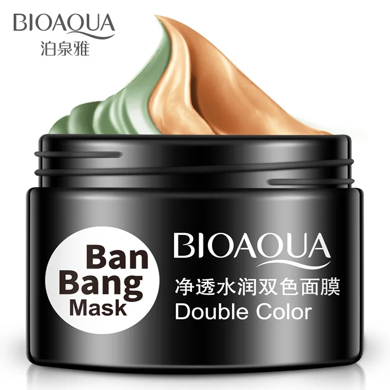 

Bioaqua Net water embellish double color mask hydrating and shrink pores, moisturizing mask to protect skin to taste