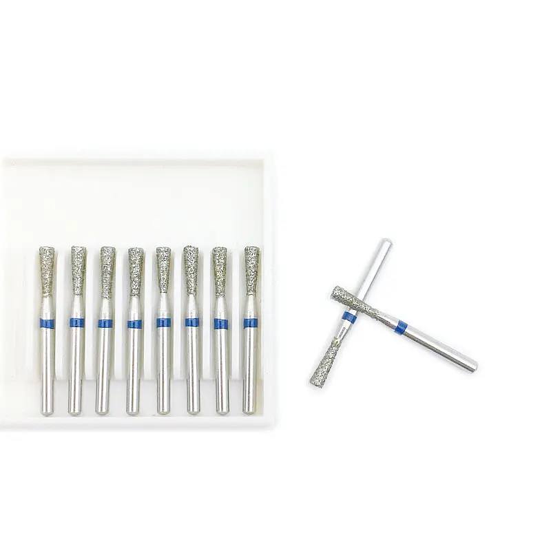 10 шт. Стоматологические алмазные Буры бурильные сверла для высокоскоростного