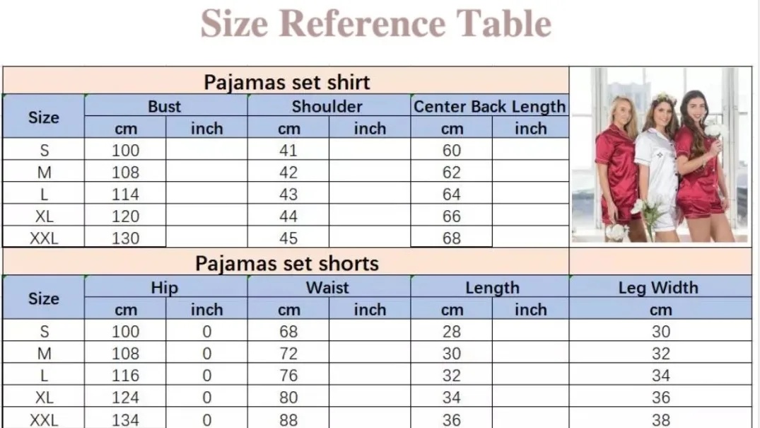 

satin silk pajamas for women short sleeve champagne custom pajamas homewear pjs women Solid V-Neck pijamas