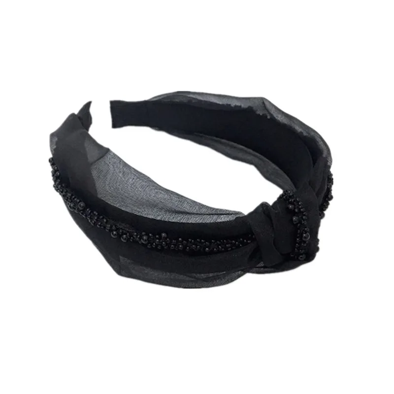 

2021 New Knotted Rabbit Ears Headband Hairband for Women Lady Bow Hair Hoop Hair Accessories Headwear Christmas Wholesale